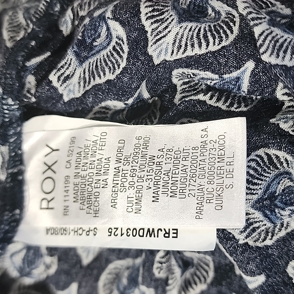 Women's Roxy Halter Backless Blue Dress Small - Picture 3 of 3